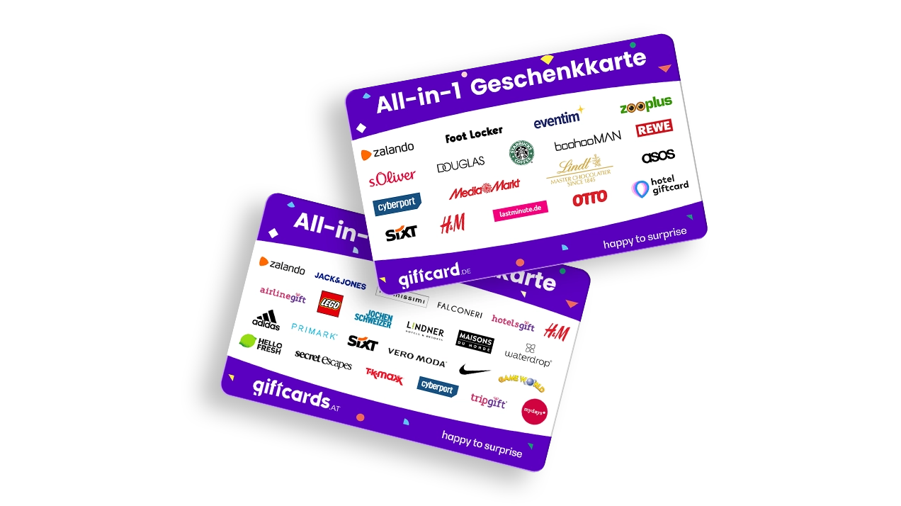 All-in-1 Geschenkkarte